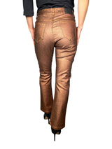 Jeans Kick Flare Metalizado