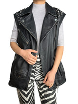 Chaqueta Cuero Aplicaciones