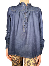 Blusa Ruffles Denim