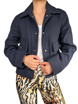 Chaqueta Azul Marino Botones