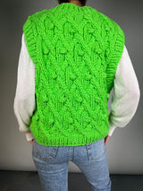 Sweater Tejido Sin Mangas