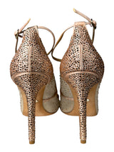 Zapatos Peep Toe con Strass