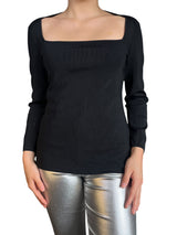 Polera Tejida Elasticada