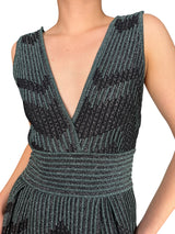 Vestido Fibras Metalizadas