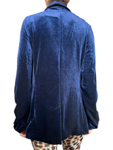Blazer Velvet Azul