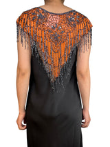 Capa Mostacillas Bordadas