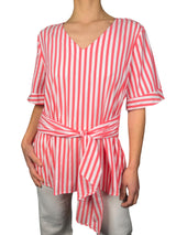 Blusa Rayas Nudo