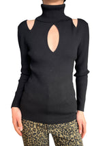 Sweater Beatle Rib Cut Out