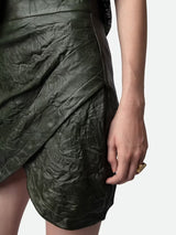 FALDA JULIPE CUIR FROISSE