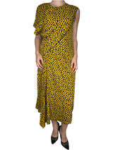 Vestido Amarillo Estampado