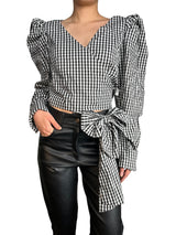 Top Vichy Lazo Daniela Bustamante x Basement