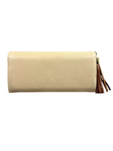 Billetera Cuero Beige