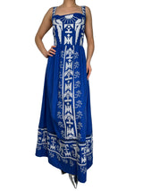 Vestido Lino Bordado