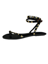 Sandalias Tachas Doradas