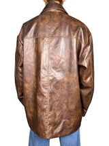 Chaqueta Efecto Cuero