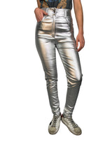 Pantalón Coating Engomado Silver