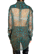 Blusa Seda Traslucida