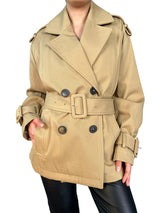 Trench Corto Beige