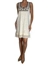 Vestido Blanco Bordado