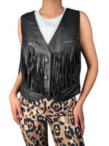 Gilet Fringes Cuero