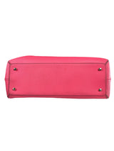 Cartera Fucsia Cuero Saffiano