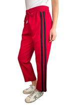 Pantalón Rojo Franjas Laterales