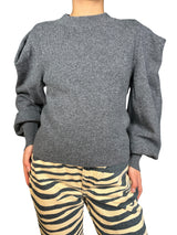 Sweater Costura Hombro Lana Merino