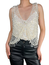 Gilet Tejido Pedrería