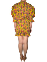 Vestido Dalia Yellow Flowers
