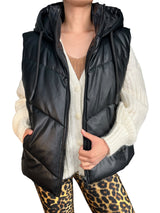 Parka Ecocuero Sin Mangas