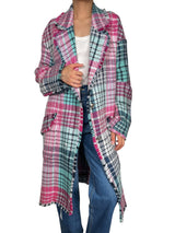 Abrigo Houndstooth Multicolor