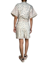 Enterito Denim Floreado