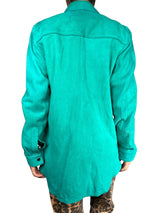 Sobrecamisa Verde Gamuza