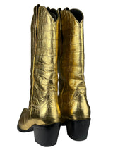 Botas Dagget Gold Croco