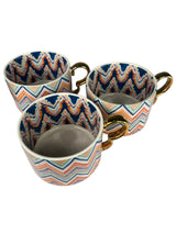 Set 3 Tazas Zig Zag