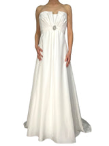 Vestido de Novia con Aplicación Escote