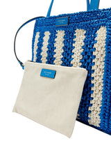Cartera Eden Striped Crochet