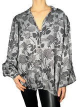 Blusa Floreada Oversize
