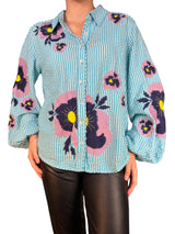 Blusa Bordada Maeve By Anthropologie