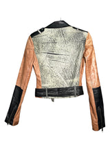 Chaqueta Estilo Biker Cuero