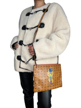 Bandolera Camel Monogram