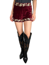 Shorts Velvet Bordado