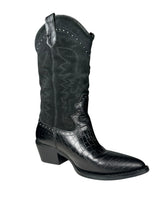Bota Texana Cuero Agamuzado