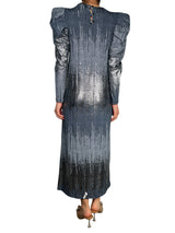 Vestido Mangas Globo