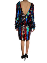 Vestido de Lentejuelas Multicolor