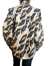 Sobrecamisa Denim Animal Print