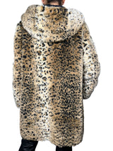 Abrigo Peludo Animal Print