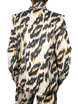 Sobrecamisa Denim Animal Print