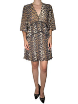 Vestido Animal Print Vuelos