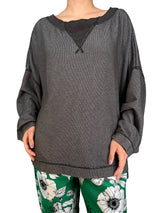 Polerón Gris Oversized